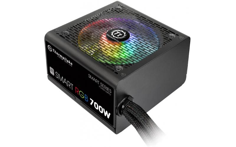 Thermaltake Smart RGB 80+ White 700W, Power Supply – [PS-SPR-0700NHSAWK-1]